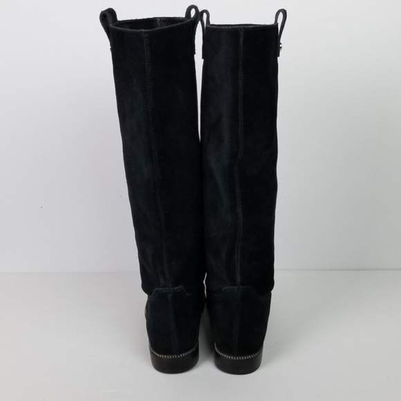 Michael Kors Bayview Suede Riding Boots Sz 5.5 - Picture 4 of 8